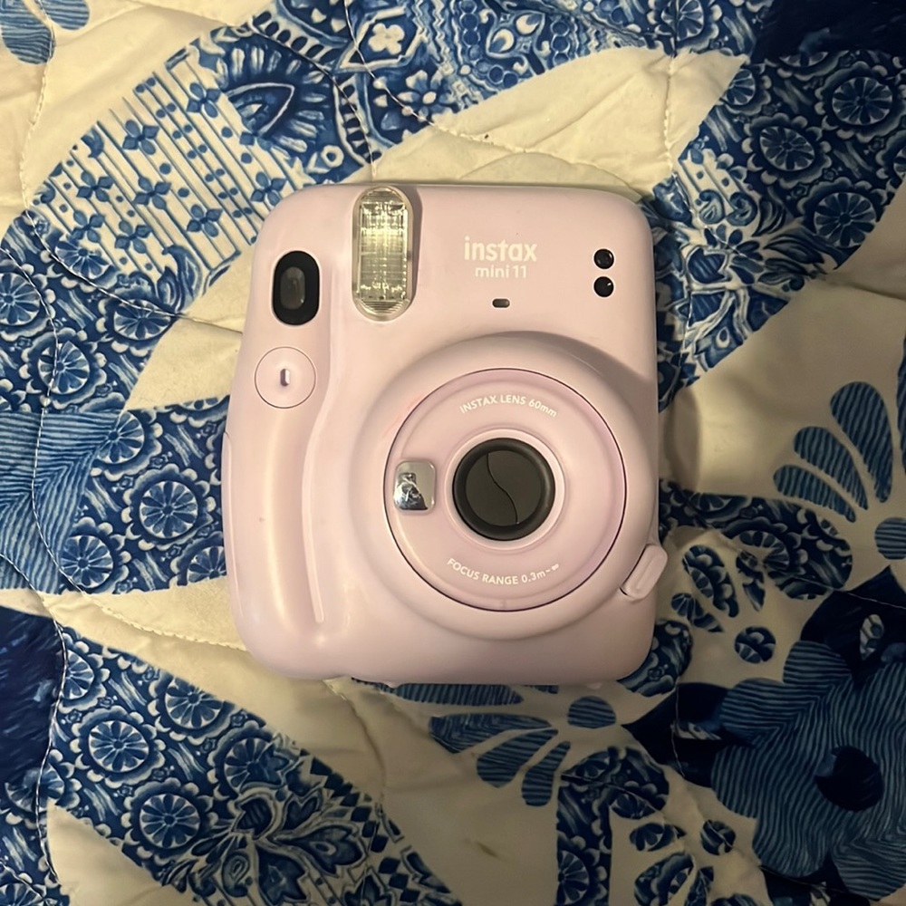 Purple Instax camera w/ out film